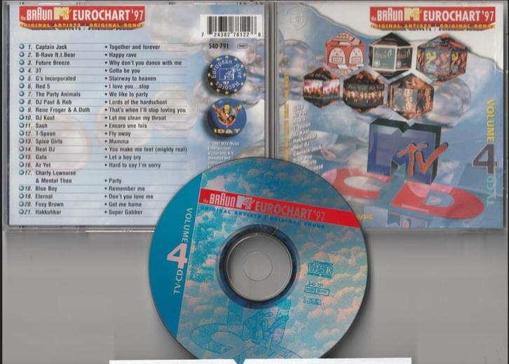 The Braun MTV Eurochart '97 - Volume 4 - Verzamelalbum, Cd's en Dvd's, Cd's | Verzamelalbums, Gebruikt, Pop, Ophalen of Verzenden