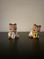 Sylvanian families - Eekhoorn tweeling, Verzenden, Zo goed als nieuw, Babypop
