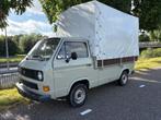 Volkswagen TRANSPORTER PICK UP / 72.000 km UNIEK 1e eigenaar, Auto's, Oldtimers, Volkswagen, Beige, Bedrijf, Te koop