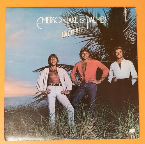 Emerson Lake & Palmer - Love Beach (1978) LP Vinyl, Cd's en Dvd's, Vinyl | Rock, Gebruikt, Poprock, 12 inch, Ophalen of Verzenden
