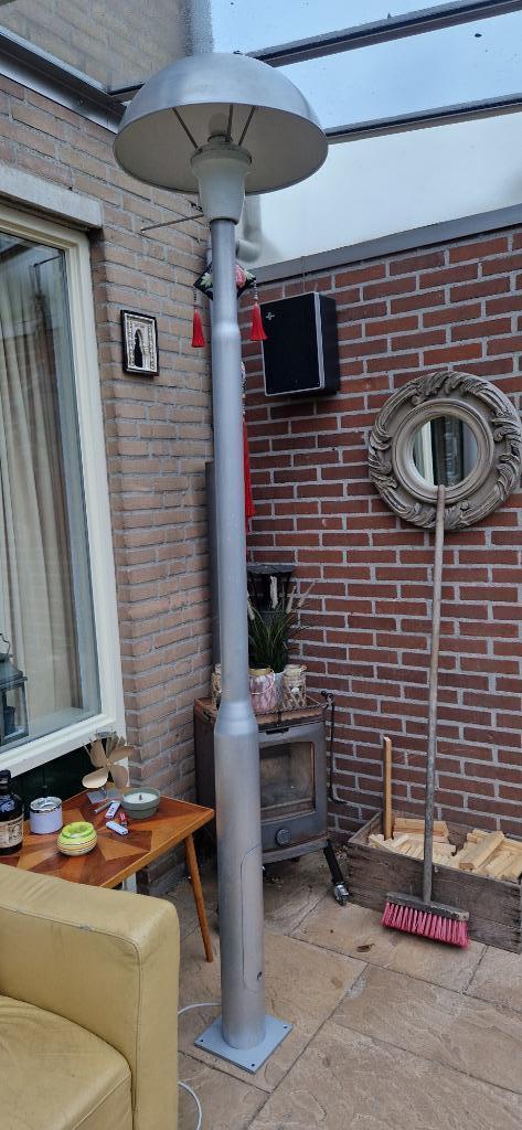 Lantaarnpaal jaren 50 ORIGINEEL aluminium Als nieuw Zeldzaam, Verzamelen, Merken en Reclamevoorwerpen, Zo goed als nieuw, Gebruiksvoorwerp