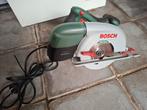 Hand Cirkelzaag Bosch PKS55A, Ophalen of Verzenden, Gebruikt, 1200 watt of meer, Vlakschuurmachine