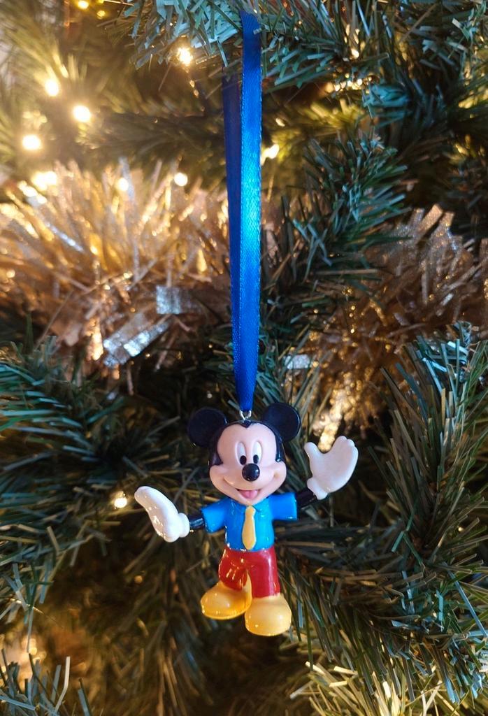 Disney Mickey Mouse kerst ornament hanger kerstbal, Verzamelen, Disney, Zo goed als nieuw, Mickey Mouse, Ophalen of Verzenden