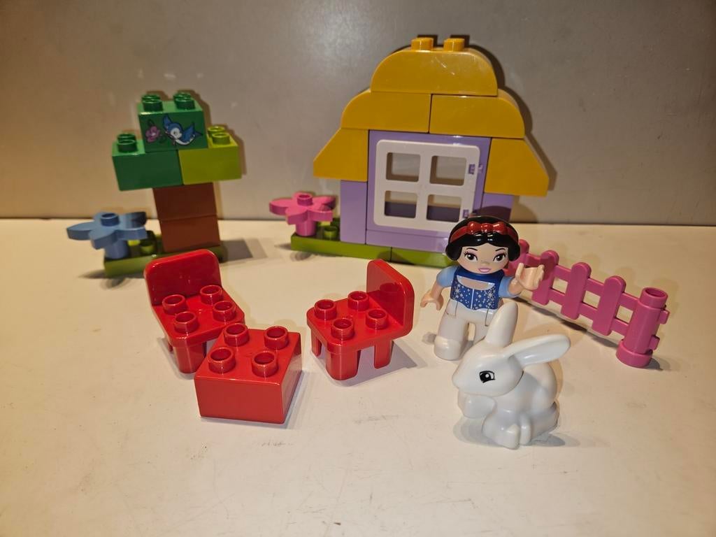 Lego Duplo 6152 Sneeuwwitje's Huisje - Bijna Compleet, Ophalen of Verzenden, Gebruikt, Complete set, Duplo