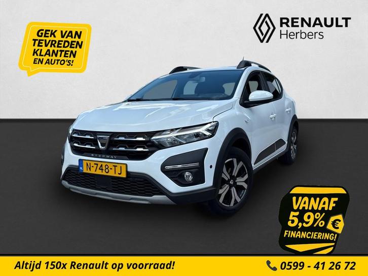 Dacia Sandero 1.0 TCe 100 Bi-Fuel Stepway AIRCO / CAMERA / C, Auto's, Dacia, Bedrijf, Te koop, Sandero Stepway, ABS, Achteruitrijcamera