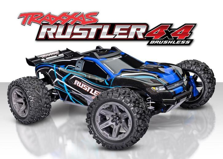Traxxas Rustler Brushless Stadium Truck - Gratis Verzending!, Hobby en Vrije tijd, Modelbouw | Radiografisch | Auto's, Nieuw, Auto offroad