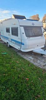 Hobby De Luxe 440 - 2000 met voortent en luifel als nieuw, Standaardzit, Hobby, Particulier, 4 tot 5 meter