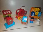 Lego Duplo 10818 Mijn Eerste Vrachtwagen - incompleet, zie, Ophalen of Verzenden, Gebruikt, Complete set, Duplo