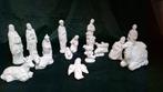 17-delige gipsen figuren kerststal - hoogste figuur ca 20 cm, Ophalen of Verzenden, Zo goed als nieuw