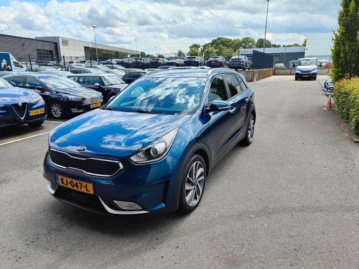 Kia Niro executive line 1.6 GDi Hybrid 141pk  2016 Blauw, Auto's, Kia, Particulier, Niro, Hybride Elektrisch/Benzine, Volledig hybride