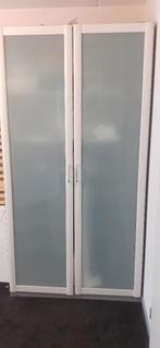 2 Hang Leg Kleding Kasten, Huis en Inrichting, Kasten | Kledingkasten, Ophalen, Met deur(en), Gebruikt, Glas