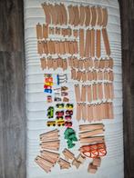 Houten Treinbaan Compleet met Treinen en Accessoires, Ophalen, Gebruikt, Jongen of Meisje