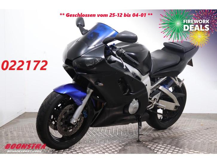 Yamaha YZF-R6 Akrapovic (bj 2000), Motoren, Motoren | Yamaha, Bedrijf, Super Sport, meer dan 35 kW, Sportuitlaat