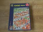 Jan van Haasteren puzzel  Tennis 1000 stukjes, Hobby en Vrije tijd, Ophalen, 500 t/m 1500 stukjes, Zo goed als nieuw, Legpuzzel