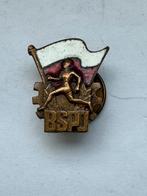 Emaille Knoopspeld uit Polen BSPO (Vlag/Hardloper), Ophalen of Verzenden, Zo goed als nieuw, Overige onderwerpen, Speldje of Pin