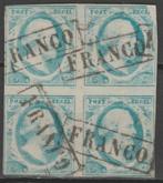 NVPH 1/3 paren, strip v 3  zelfs blok van 4 totaal 74 Stuks!, Postzegels en Munten, Ophalen of Verzenden, T/m 1940