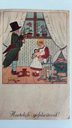 Meisje speelt met haar zieke pop,dokter,wieg,etc. HOFER, Ophalen, Voor 1920, Overige thema's