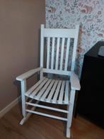 Witte Schommelstoel, Huis en Inrichting, Stoelen, Ophalen