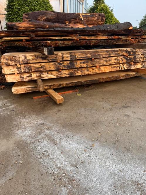 4 eiken schaaldelen voor maar 150 euro !!!, Tuin en Terras, Palen, Balken en Planken, Zo goed als nieuw, Planken, 250 cm of meer