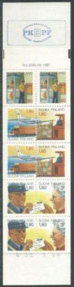 FINLAND 1988 Fmk. 14,00 Postale Diensten Postzegelboekje, Verzenden, Finland, Postfris