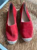 Fred de la Bretoniere espadrilles rood suede maat 39 (38), Fred de la Bretoniere, Ophalen of Verzenden, Espadrilles of Moccasins