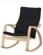 Ikea zwarte schommelstoel z.g a.n., Huis en Inrichting, Ophalen, Zo goed als nieuw, Zwart, Eén