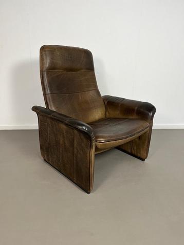 Vintage design leren  DS50 lounge fauteuil, De Sede, ca 1970 beschikbaar voor biedingen