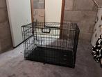Te koop: zwarte bench voor middelgrote honden, Ophalen of Verzenden, Zo goed als nieuw