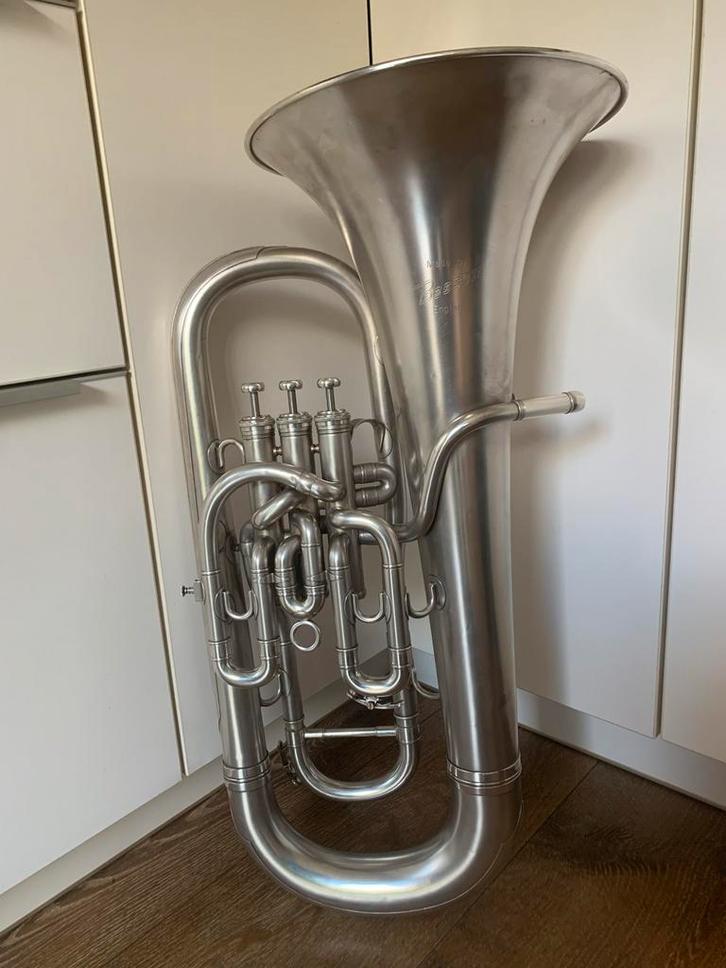 Euphonium Besson, pro type van de sovereign., Muziek en Instrumenten, Blaasinstrumenten | Tuba's, Gebruikt, Euphonium of Tenortuba