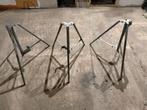 Metalen schragen / werkbokjes, 3 stuks, Ophalen of Verzenden, Zo goed als nieuw, Overige typen, Minder dan 2 meter