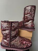 UGG UGG’S BORDEAUX ROOD ZILVER PAILLETTEN BOOTS MAAT 38, Hoge laarzen, UGG, Ophalen of Verzenden, Zo goed als nieuw