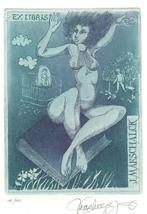 0097 Ex Libris België : Jeanine Schraeyen, 1986, Antiek en Kunst, Verzenden