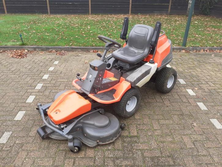 Husqvarna PF 21 AWD frontmaaier, Kawasaki motor, Bj 2009, Tuin en Terras, Zitmaaiers, Gebruikt, 90 tot 120 cm, Ophalen