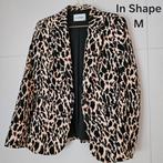 Colbert met panterprint In Shape maat M, Maat 38/40 (M), Bruin, Ophalen of Verzenden, Zo goed als nieuw
