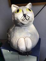 Zwaar keramiek beeld kat ongeveer 30 cm, Ophalen of Verzenden, Dier