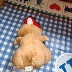 AH hamster jongen met pet knuffel 17 cm groot, Ophalen of Verzenden
