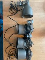 4 stuks HEKTAR Wand-/klemspot, donkergrijs (IKEA), Huis en Inrichting, Lampen | Spots, Halogeen, Metaal of Aluminium, Ophalen of Verzenden