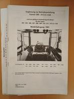 Aanvullingen op de handleiding van de Fendt 305 312 LS / LSA, Ophalen of Verzenden, Gelezen, Tractor en Landbouw