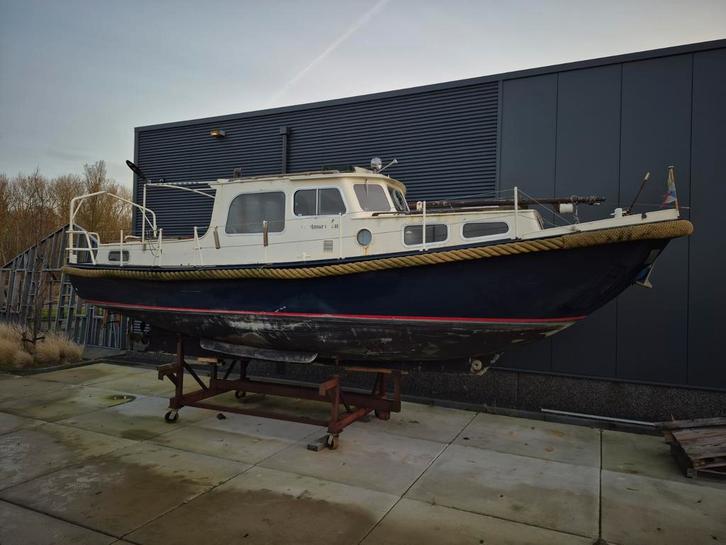 Valkvlet 1030 project, Watersport en Boten, Motorboten en Motorjachten, Gebruikt, Staal, 9 tot 12 meter, Diesel, Binnenboordmotor
