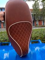 CUSTOM LEDEREN BUDDYSEAT VESPA SPRINT EN PRIMAVERA NIEUW!, Fietsen en Brommers, Brommeronderdelen | Scooters, Ophalen, Nieuw, Zadel