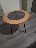 Ronde houten salontafel, 50 tot 100 cm, Rond, Zo goed als nieuw, Minder dan 50 cm