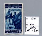 G5) Vaticaan n5 50 ongebruikt met plakker, Ophalen of Verzenden, Overige landen