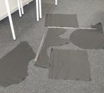 Echt Leer grote restanten zwart, Zwart, Leer of Kunstleer, Nieuw, Ophalen of Verzenden