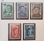 Cees-Nederland 1951 nvph 573/577 ong (davo), Postzegels en Munten, Ophalen of Verzenden, Na 1940, Postfris