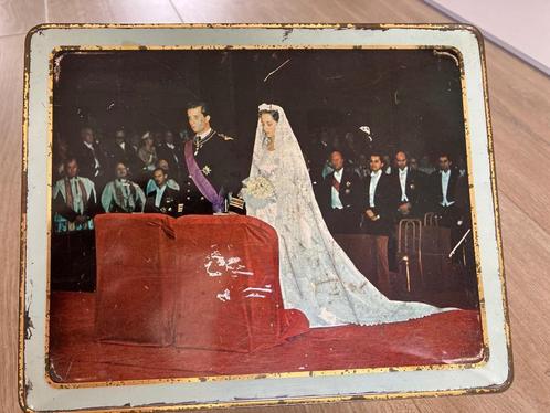 Uniek blik van Albert en Paola, prachtige huwelijksfoto, Verzamelen, Koninklijk Huis en Royalty, Gebruikt, Overige typen, Buitenland