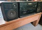 Vintage Radio Casette x2 Sanyo Alles werkt netjes, Ophalen of Verzenden, Zo goed als nieuw, Radio