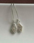 Prachtige oorbellen met zoetweter parels,massief 925 zilver., Verzenden, Nieuw, Zilver