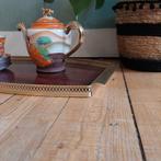 Lucky Vintage Italiaans Formica Dienblad Messing - Jaren 60, Huis en Inrichting, Woonaccessoires | Dienbladen, Overige materialen