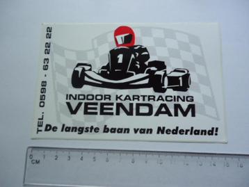 sticker oud VEENDAM KART RACING karts karten autosport retr beschikbaar voor biedingen
