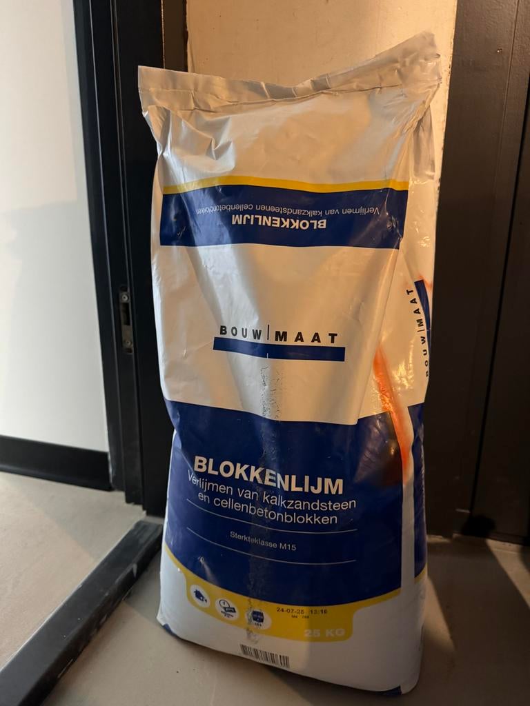 Blokkenlijm Bouwmaat 25kg - Nieuw, Ophalen, Nieuw